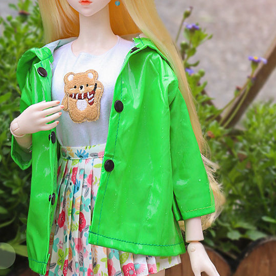 60cm BJD Doll's Clothes Skirts 1/3 bjd Wakatide's Winter Leather Suit fullset cloth for 60cm BJD Doll