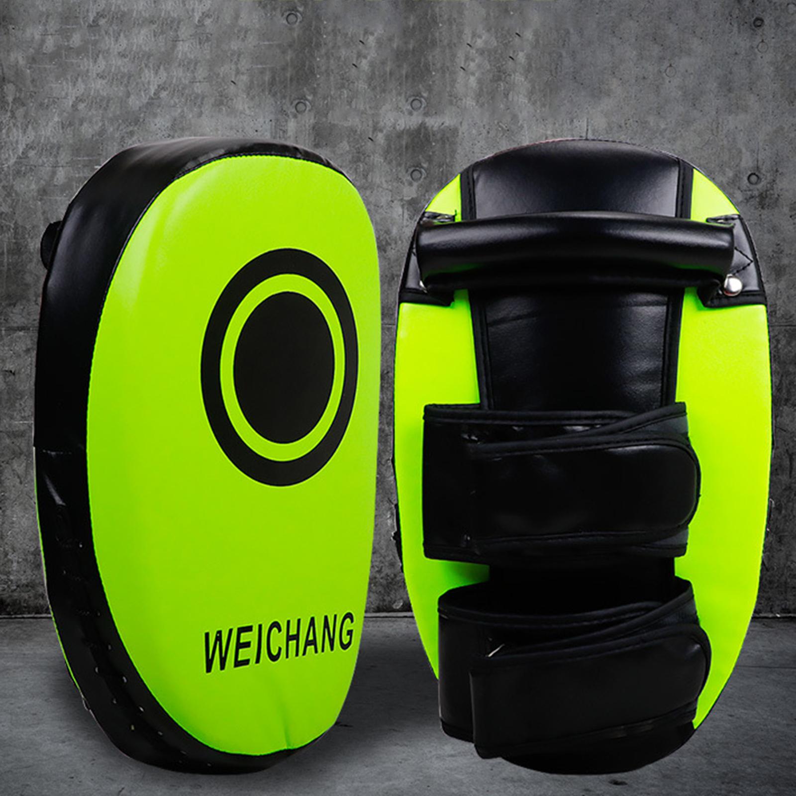 Kick Boxing Curved Focus Mitts Training Hand Target Kicking Striking Body Pad Foot Target Kick for Women Men Workout Mma