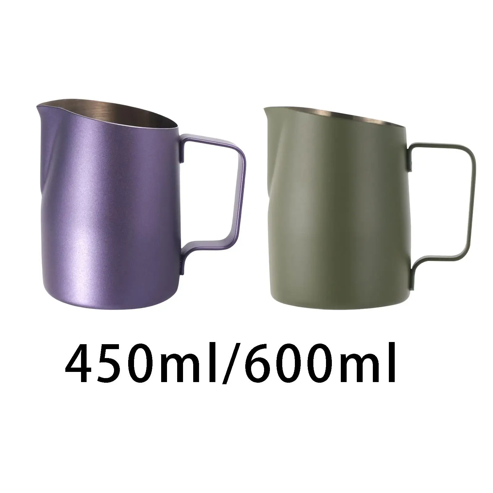 Stainless Steel Milk Frothing Pitcher Milk Frothing Jug for Milk Frother