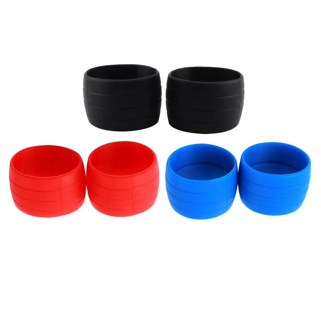 6PCS Silicone Fixing Sleeve Collar for Cycling Bike  Handlebar 