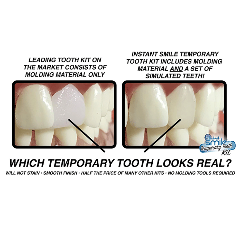 Best of 3pcs Temporary Tooth Replacement Kit Replace A Missing Tooth In Minutes Dental Repair Tooth For Women Men Adults Reviews & Tips - Image 6