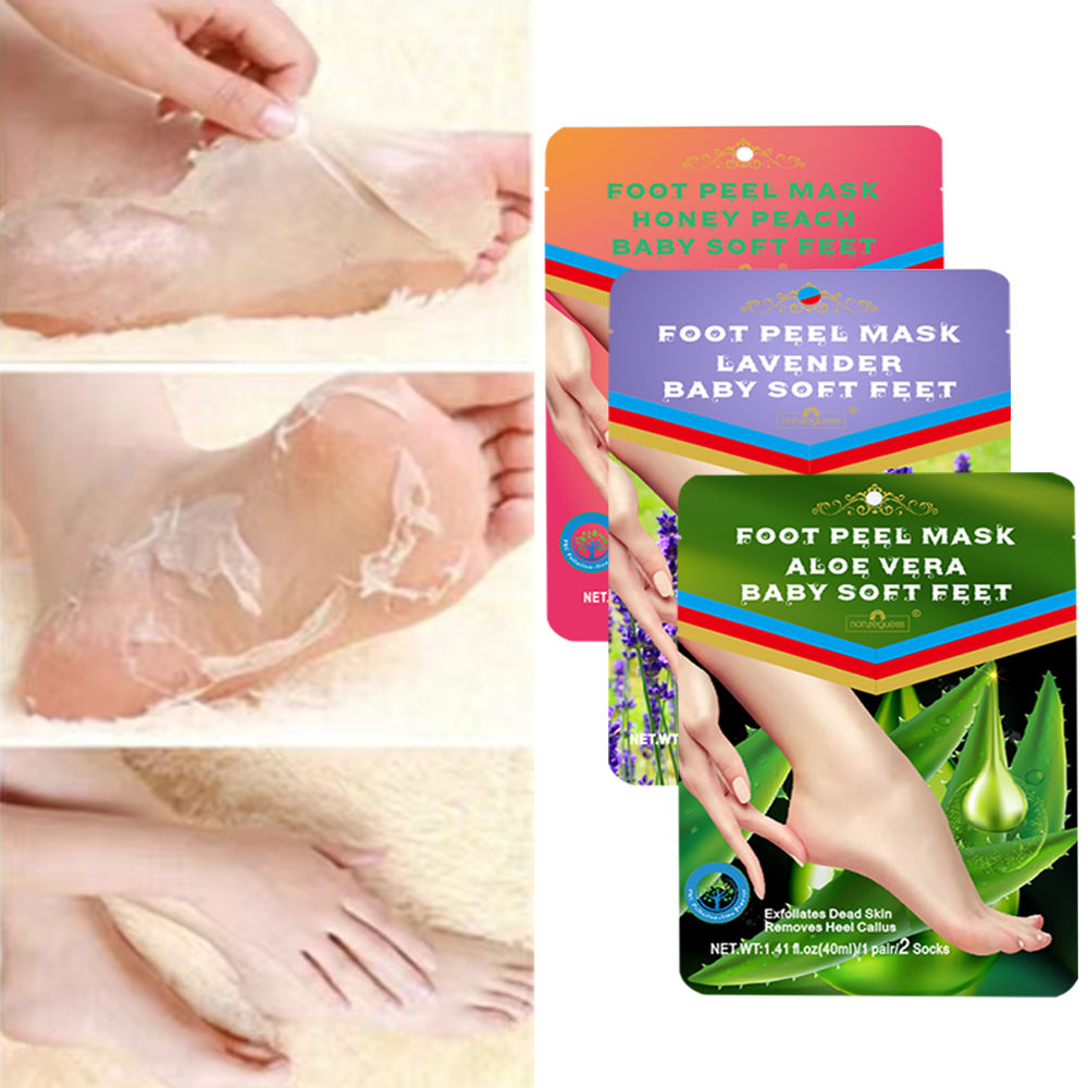 Best of 1 Pair / 2PCS Exfoliating Foot Peeling Mask Pedicure Socks Scrub For Repair Dead Skin Remove Peel Off Care Korean Cosmetic 40Ml Reviews & Tips - Image 5