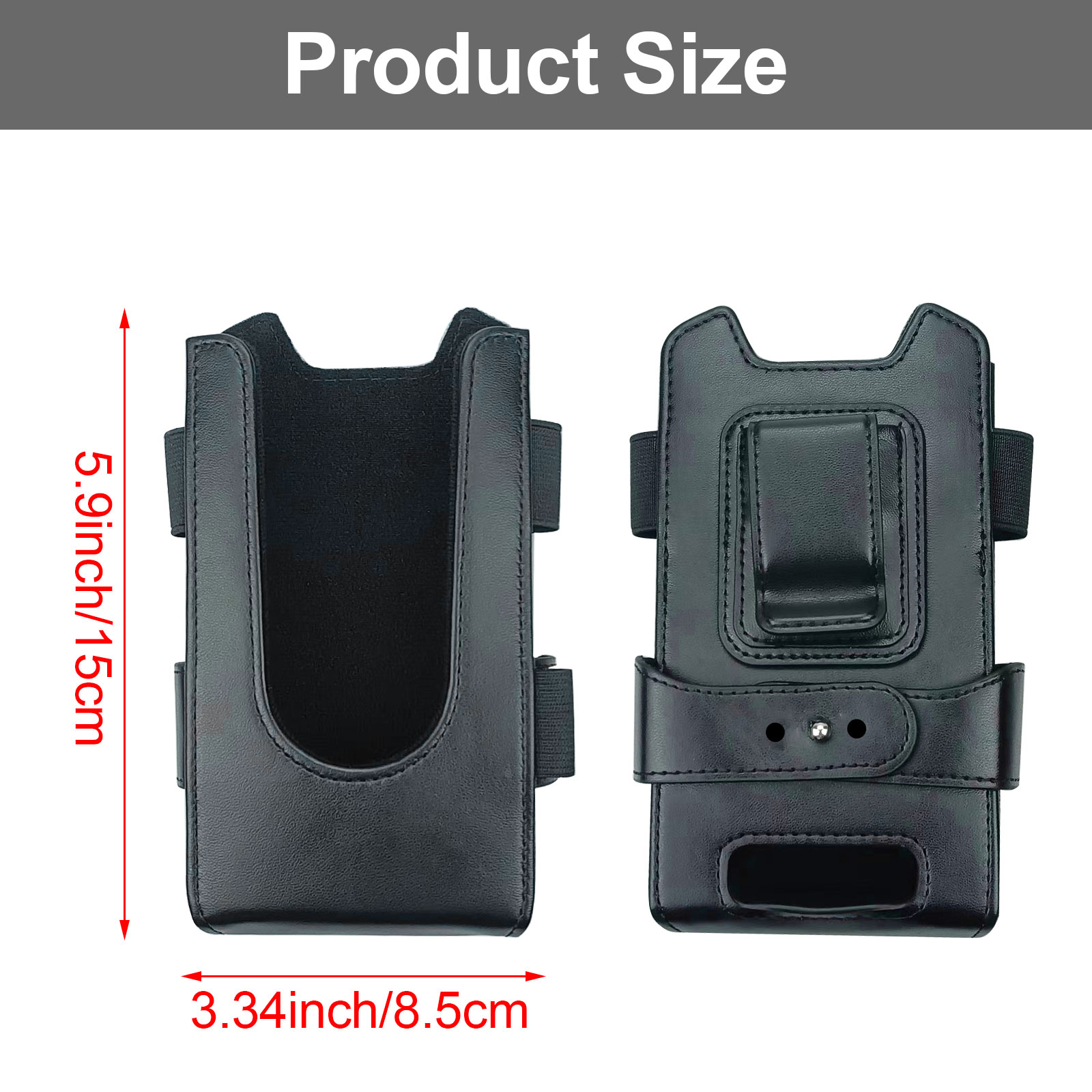 Leather Holster Belt Clip for ZEBRA TC51 TC52 TC56 TC57 TC70 TC72 TC75 TC77 Soft Holster,SG-TC51-HLSTR1-01 Protective Case