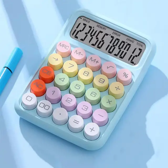Calculator Portable Typewriter-inspired Calculator Screen Easy To