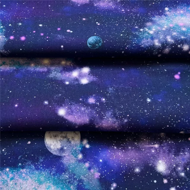 Galaxy Purple by Timeless Treasures 100% Cotton Fabric