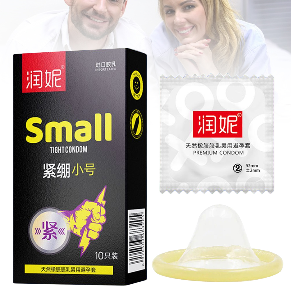 48mm tight Condom Cock Penis Sleeves Adult Sex Toys For 10PCS Men Small Size  Thin Smooth Condoms Contraception Sex Products | AliExpress