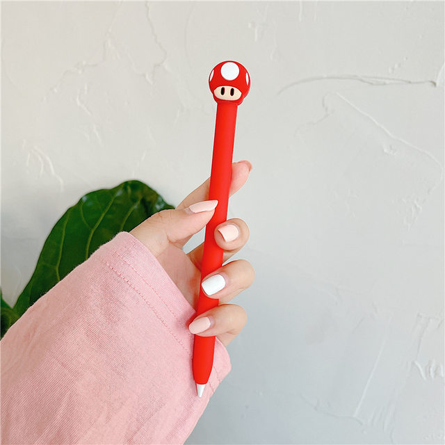 Kawaii Cute Soft Silicone Cases for Apple Pencil 1 2 Gen Case Tablet Touch  Pen Stylus Cover Anti-fall for Apples Pencil 1st/2nd - AliExpress