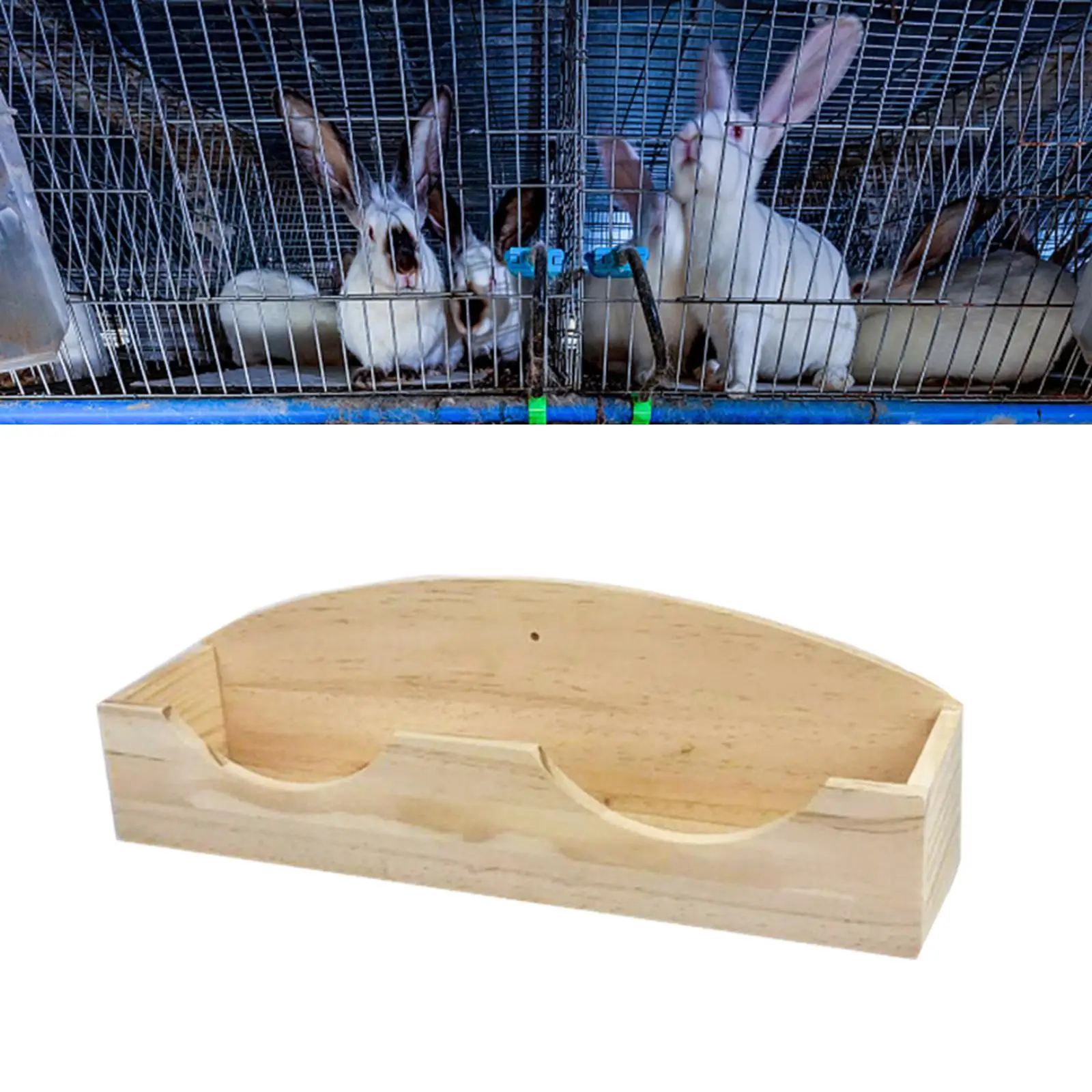 Rabbit Hay Feeder Manger Cage Pigs Small Animals Chinchilla