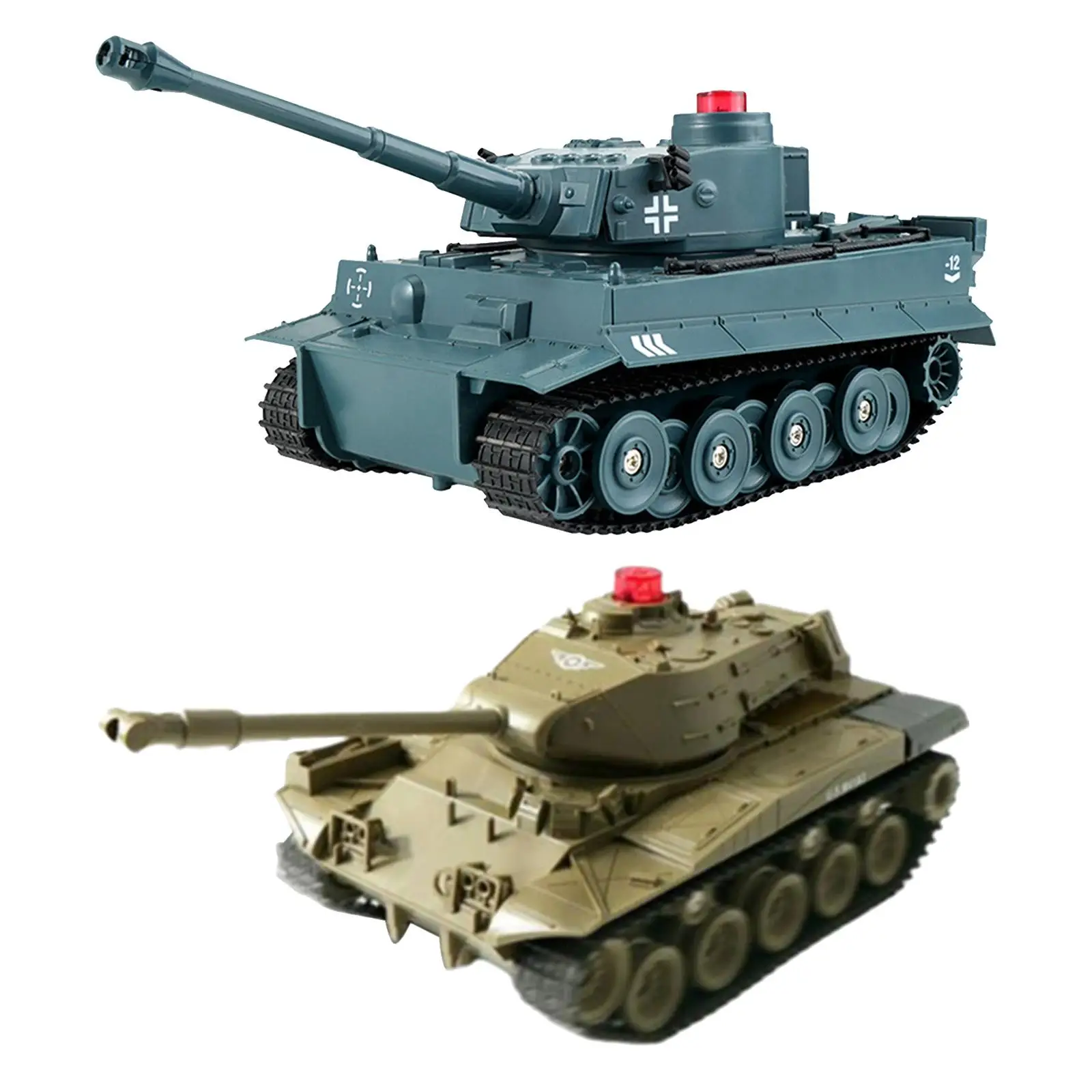  RC Tank Remote Control Battle Tank Toy That Shoots with Lights &  Sounds RC Vehicle Rotational Toy Truck