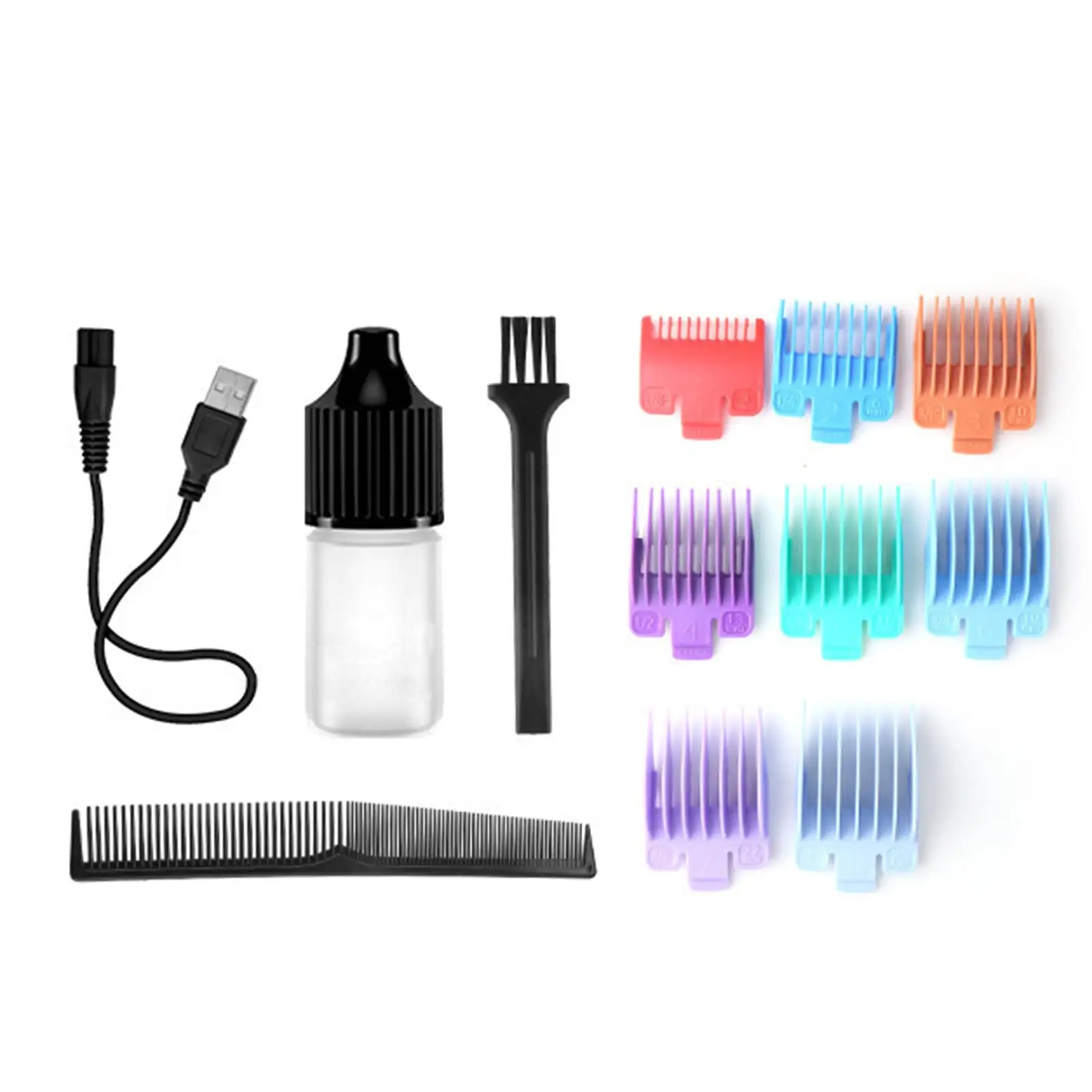Electric Hair Clipper Hair Cutting Kit Grooming Graffiti Design for Home Use