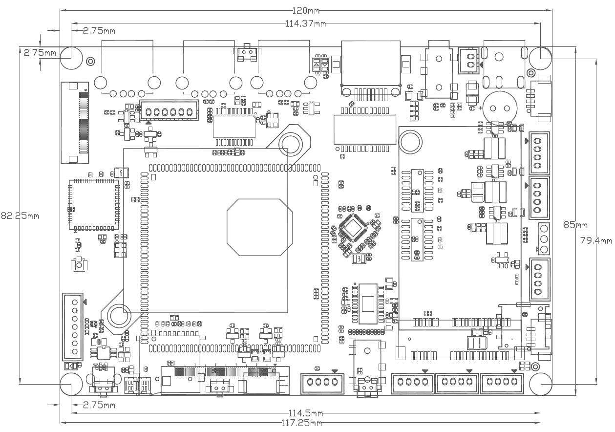 Placa de desenvolvimento RV1109 Placa principal RV1109 rockchip IPC 22 S70b9ec9a6e1f411cbdcb8409533fd87dT