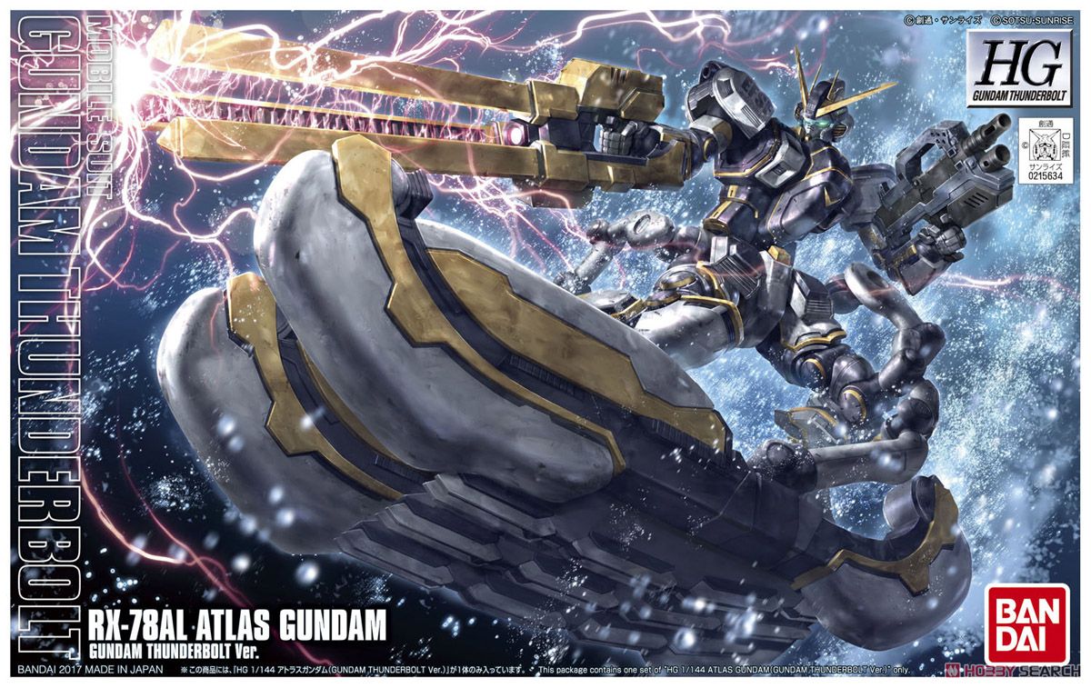Bandai Original Gundam Model Kit Anime Figure Hg 1 144 Rx 78al Atlas Gundam Thunderbolt Ver Action Figures Toys Gifts For Kids Action Figures Aliexpress