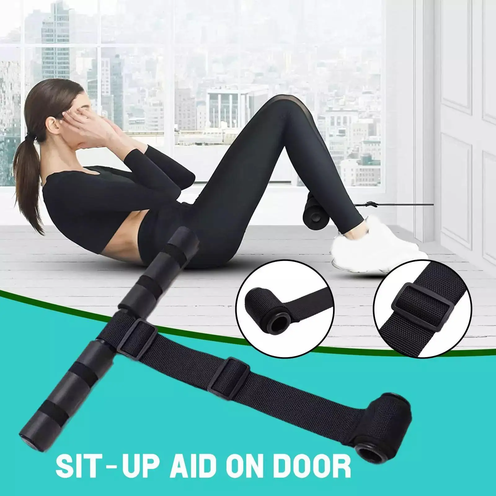Nordic Hamstring Sit Up Assistant Device Adjustable for Home