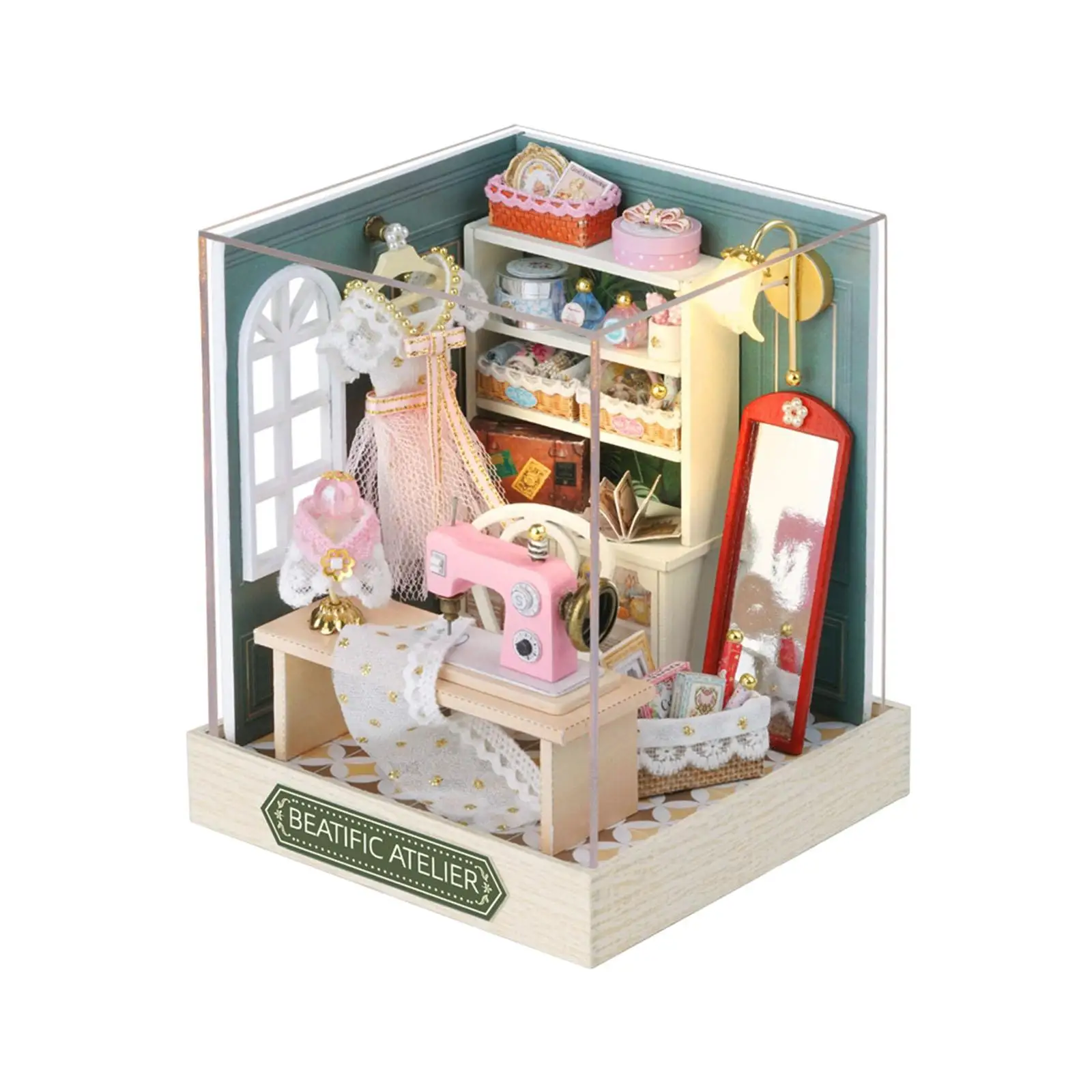 Miniature Dolls House Kits Decorations 3D Puzzles for Kids Adults Friends