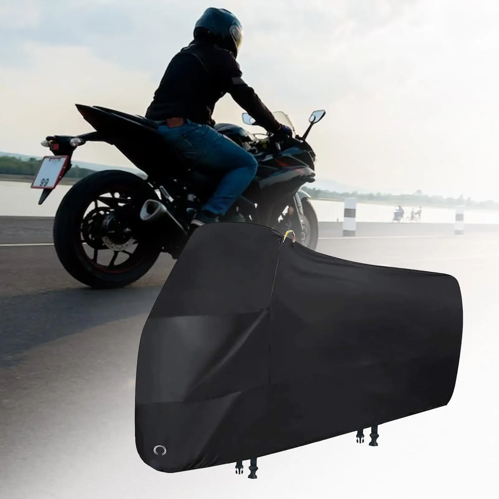 Scooter Mopeds Cover Motorcycle Protective Cover 200x70x110cm