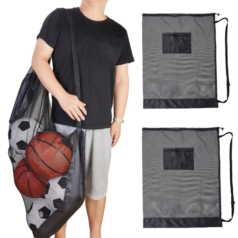 Title 2, Sac en filet en Nylon, sac de basket-Ball, sac ...