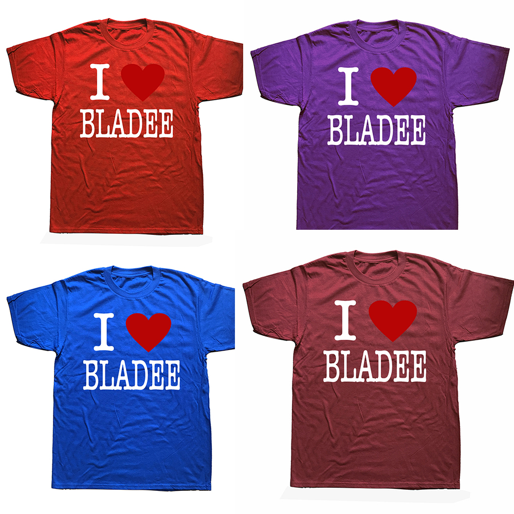 Ich liebe Bladee T-Shirt Zitat Grafik T-Shirts Lustige Bladee Liebhaber Buchstaben Gedruckt Top Basics Baumwolle Kleidung Geschenke – Detail 3