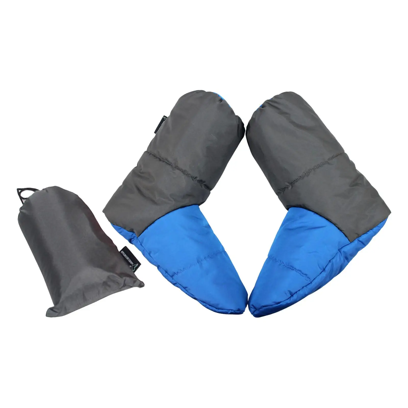 Down Booties Down Shoes Cozy with Storage Bag Insulated Warm Boots Down Boots for Camping Sleeping Bag Accessories Adults