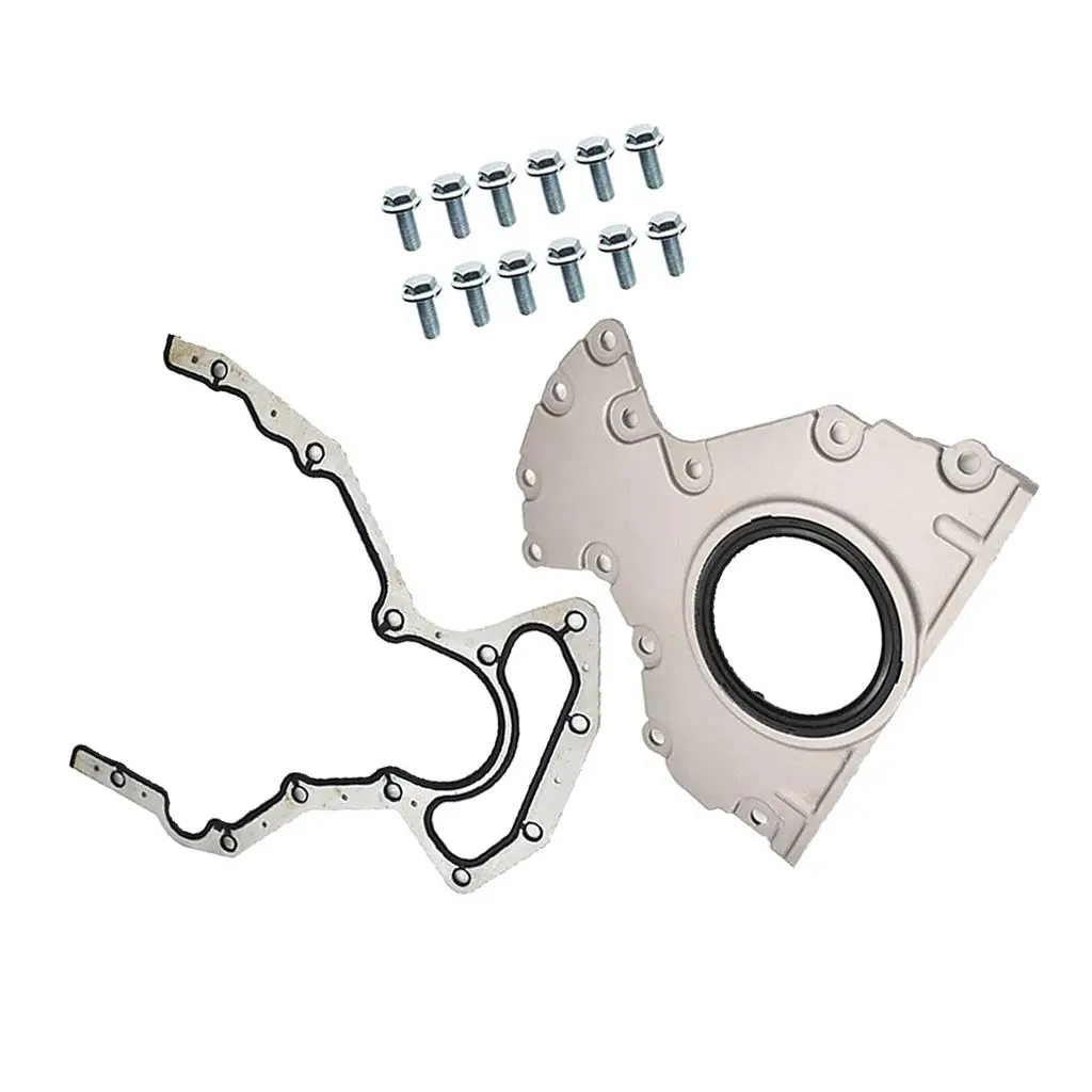 Rear Main Seal Kit, 12559287. W/Cover Seal, 12633579 12639250 Gasket Plate Gasket Fit for Chevy GMC 4.8L 6.0L 5.3L 6.2L