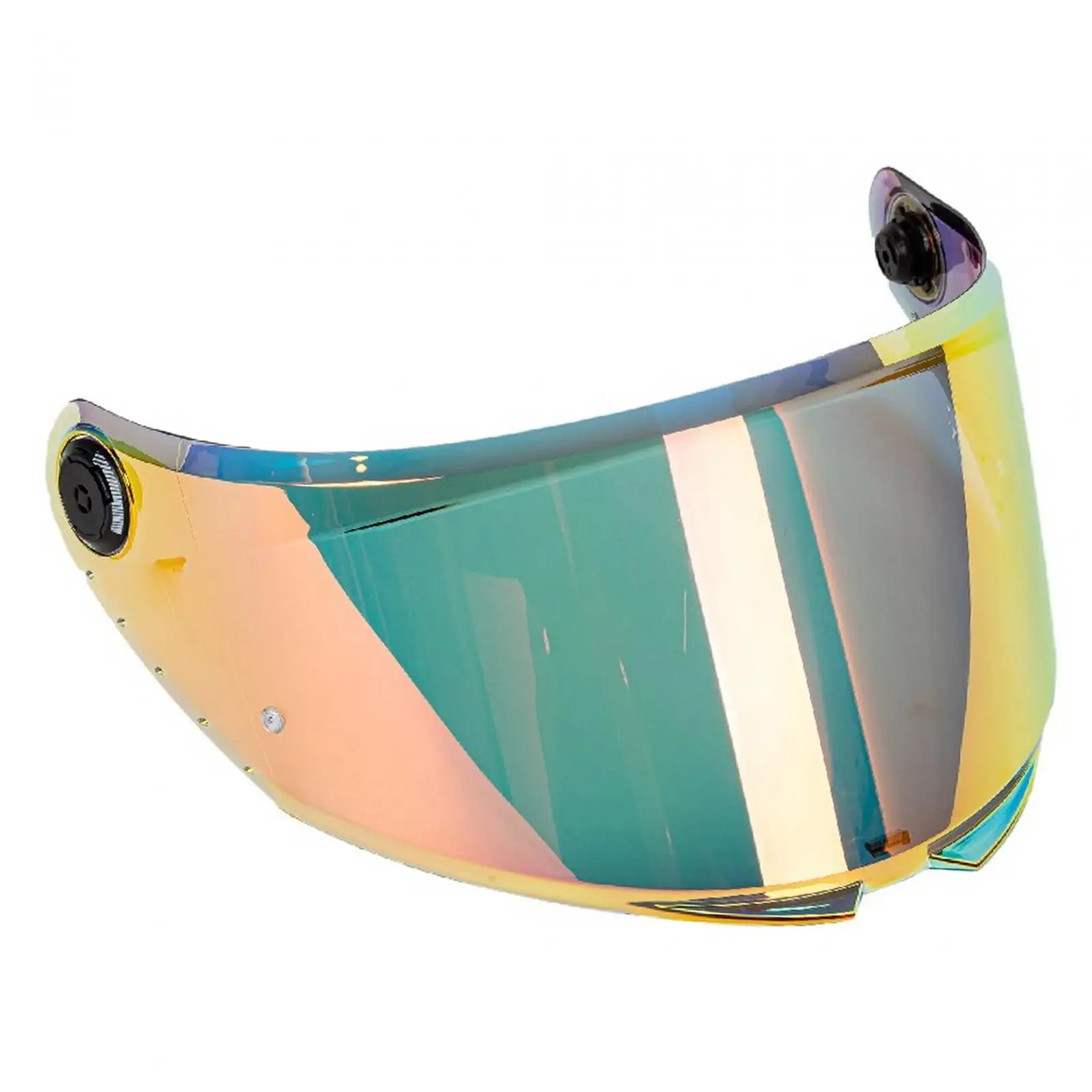 Helmet Shield Lens Visor Dustproof Motorcycle Retro Helmet Glasses Lens for Kyt TT Course Parts Practical Easily Install