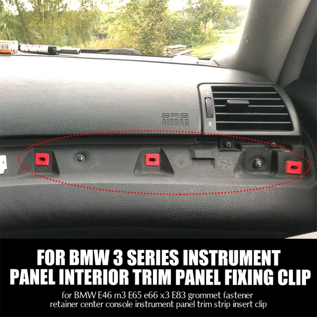 For Bmw 3 7 X3 Series E46 E65 E83 51458266814 Dashboard Dash Trim Clips  Grommet Inserts Cover Holder Fixing Buckles Fixed Clamp - Auto Fastener &  Clip - AliExpress