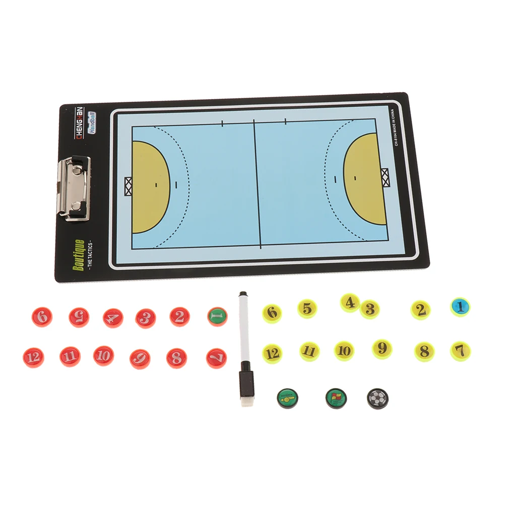 Professional Coaches Board Strategy Coaching Clipboard Sports Coaches Kits for Basketball Football Volleyball Traing