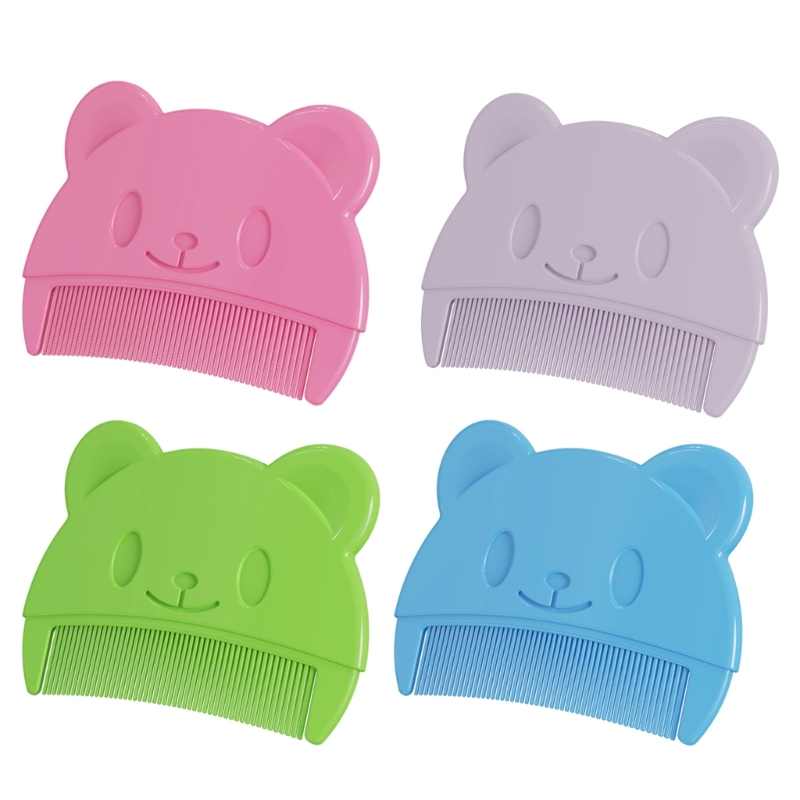 DHWEKU Set 2 Brosses Et Peigne Bébé En Silicone - Pour Nouveau-nés Et Tout-petits - Massage Cuir Chevelu - Prévention Croûtes De Lait - Rose