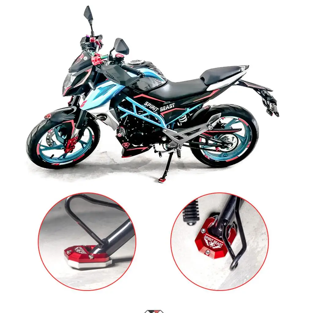 Motorcycle CNC Aluminum Side Stand Plate Enlarge for  150NK