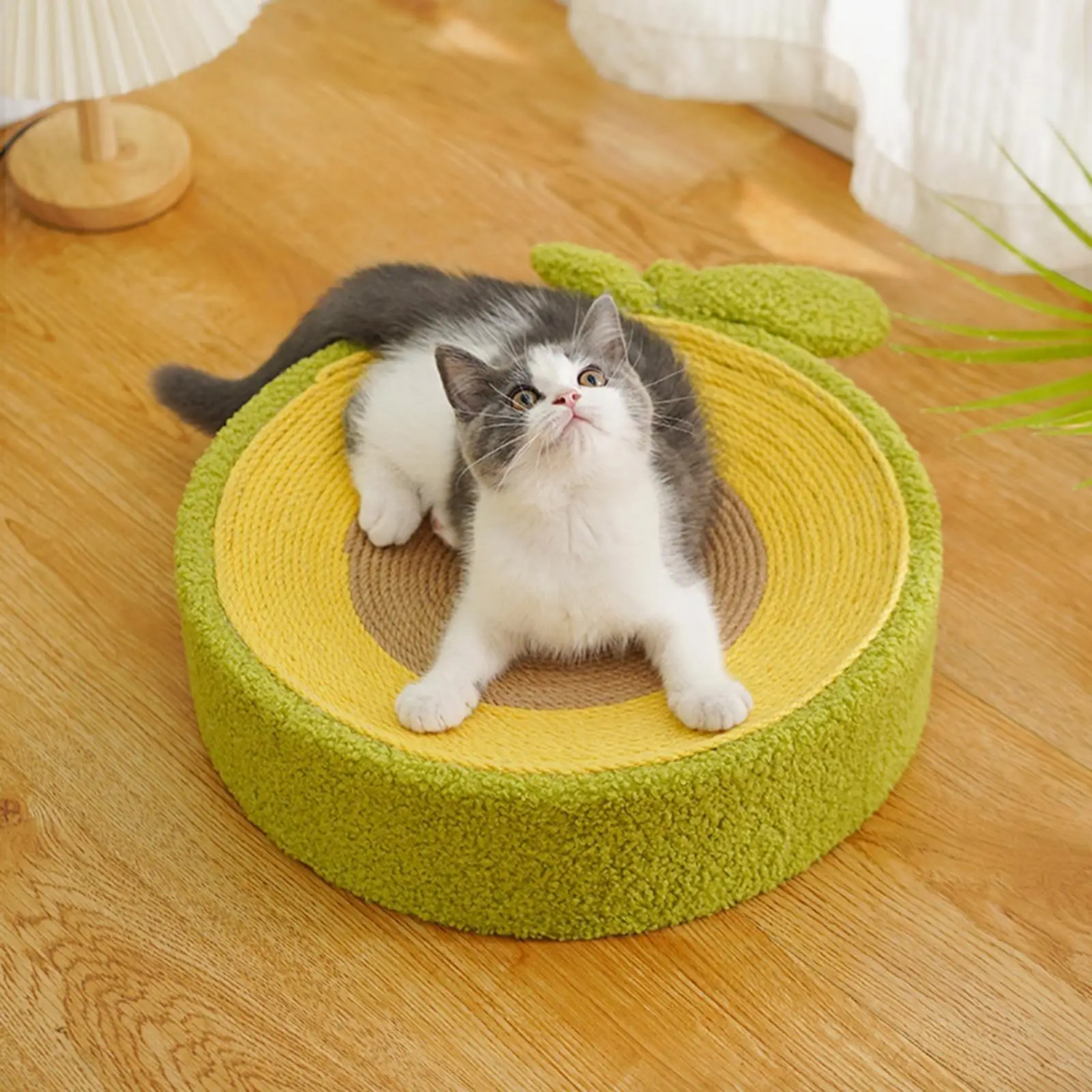 Sisal Cat Scratcher for Indoor Cats Nonslip Kitty Training Toy