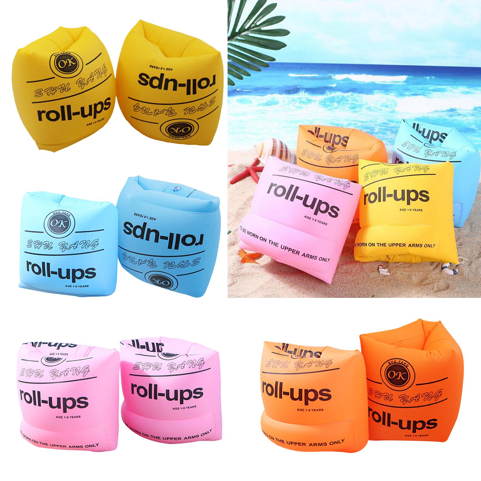PVC Adult Child Inflatable Swim Pool Arm Rings Circle Float Water Sleeves Swimming Rings Tube Arm Bands PVC Arm Swim Children 