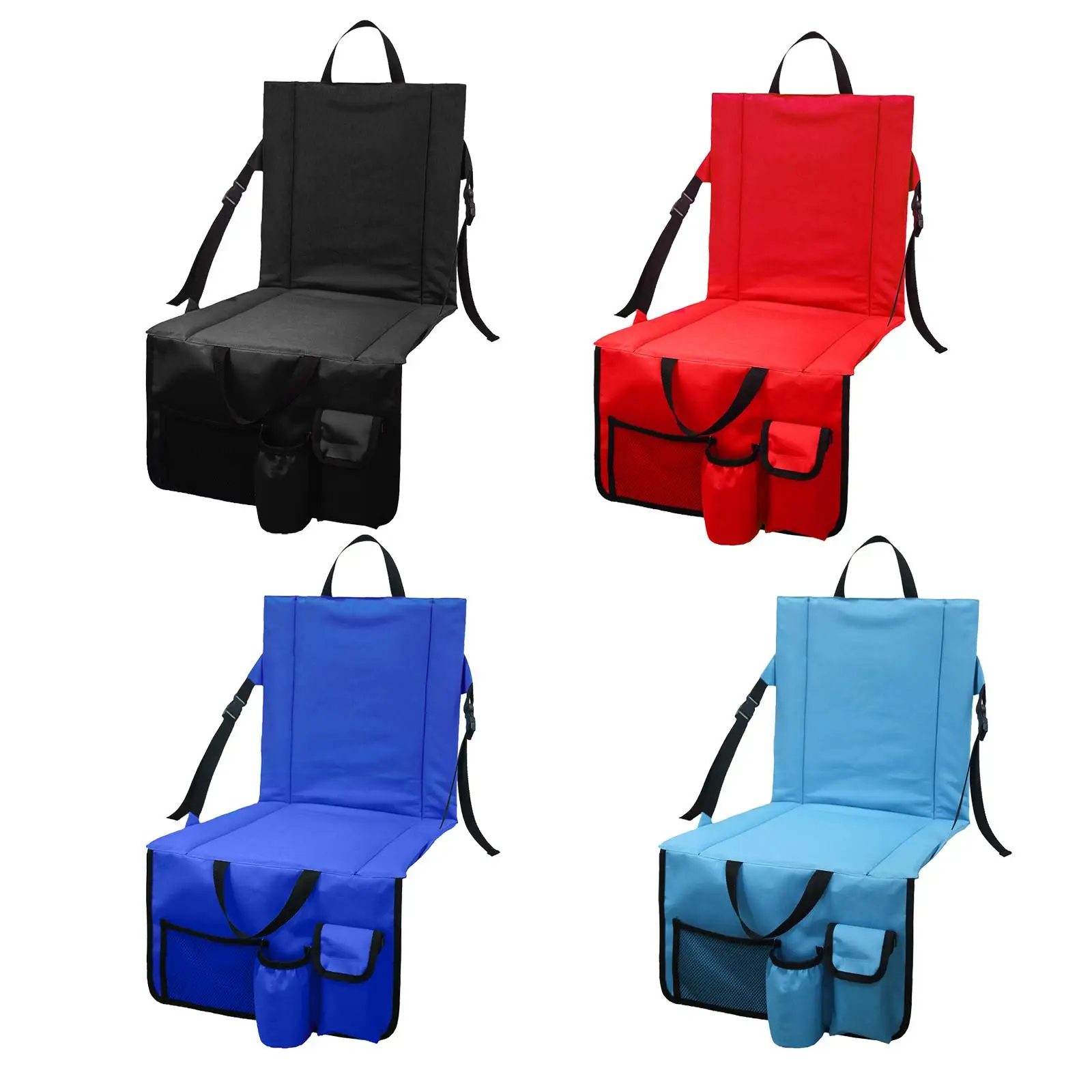 Foldable Stadium Chair Camping Seat Cushion Outdoor Lightweight Travel