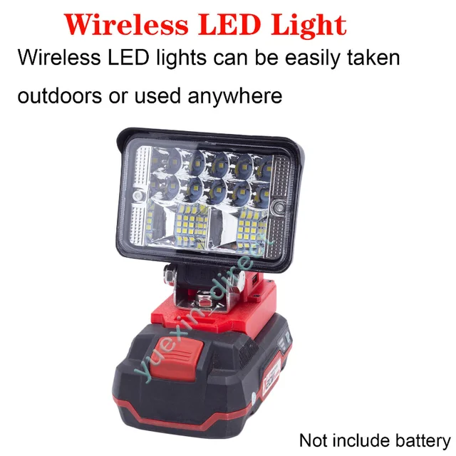 Lidl-Lâmpada LED sem fio portátil para Parkside, X20V Li-ion, E27, Indoor e  Outdoor, Luz de Trabalho - AliExpress