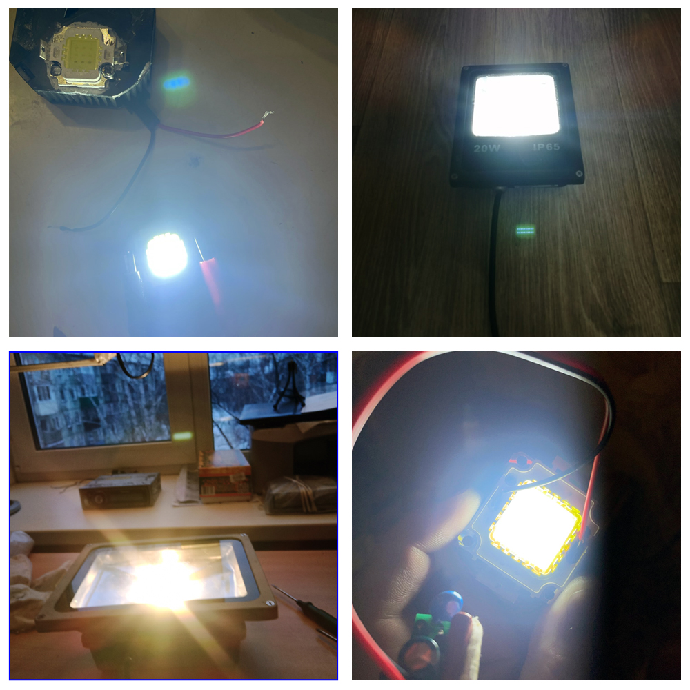 3/pcs High Brightness LED Beads Chip 100W 50W 30W 20W 10W LED COB Chip White Warm White for DIY Flood Light Spotlight