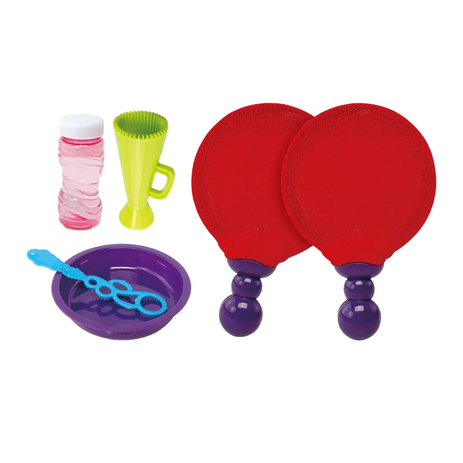 Toss and Catch Bubble Game Table Tennis Toys Blow Bubble Toy for Backyard Easter Gifts Kid Beach Toys Playground