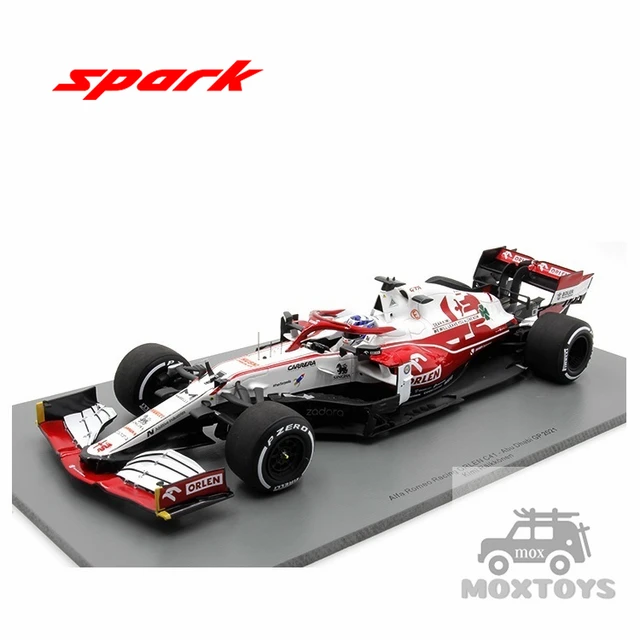 Spark 1:18 F1 2021 Alfa Romeo Racing ORLEN C41 No7 Kimi Sauber Abu 