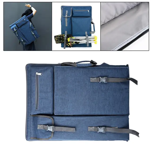 Oversized Business Portfolio Bag, Luxury Art Portfolio Case, 100% Handmade  From Artifical Leather Bag, Art Organizer Briefcase 