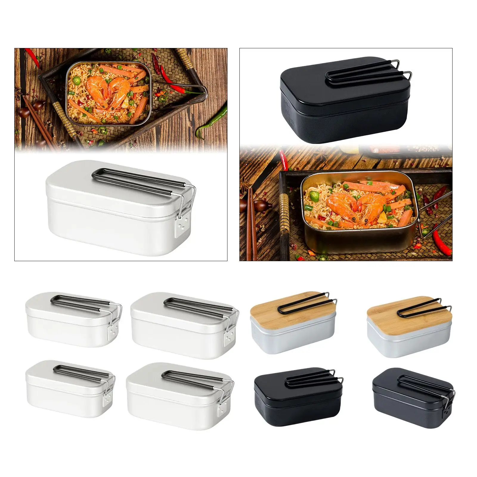 Food Lunch Container for Adult Kids Portable Bento Box Leakproof Lunch Box