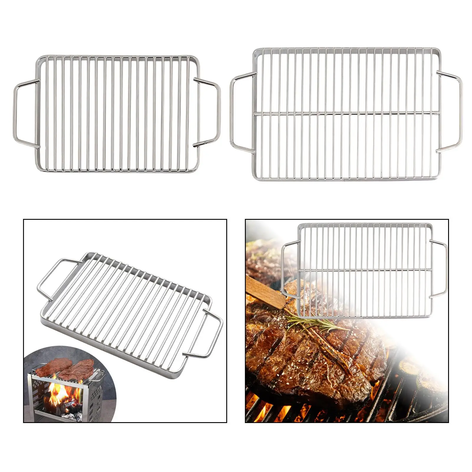 Rack Steak Easily Install Grilled Net for BBQ Outdoor