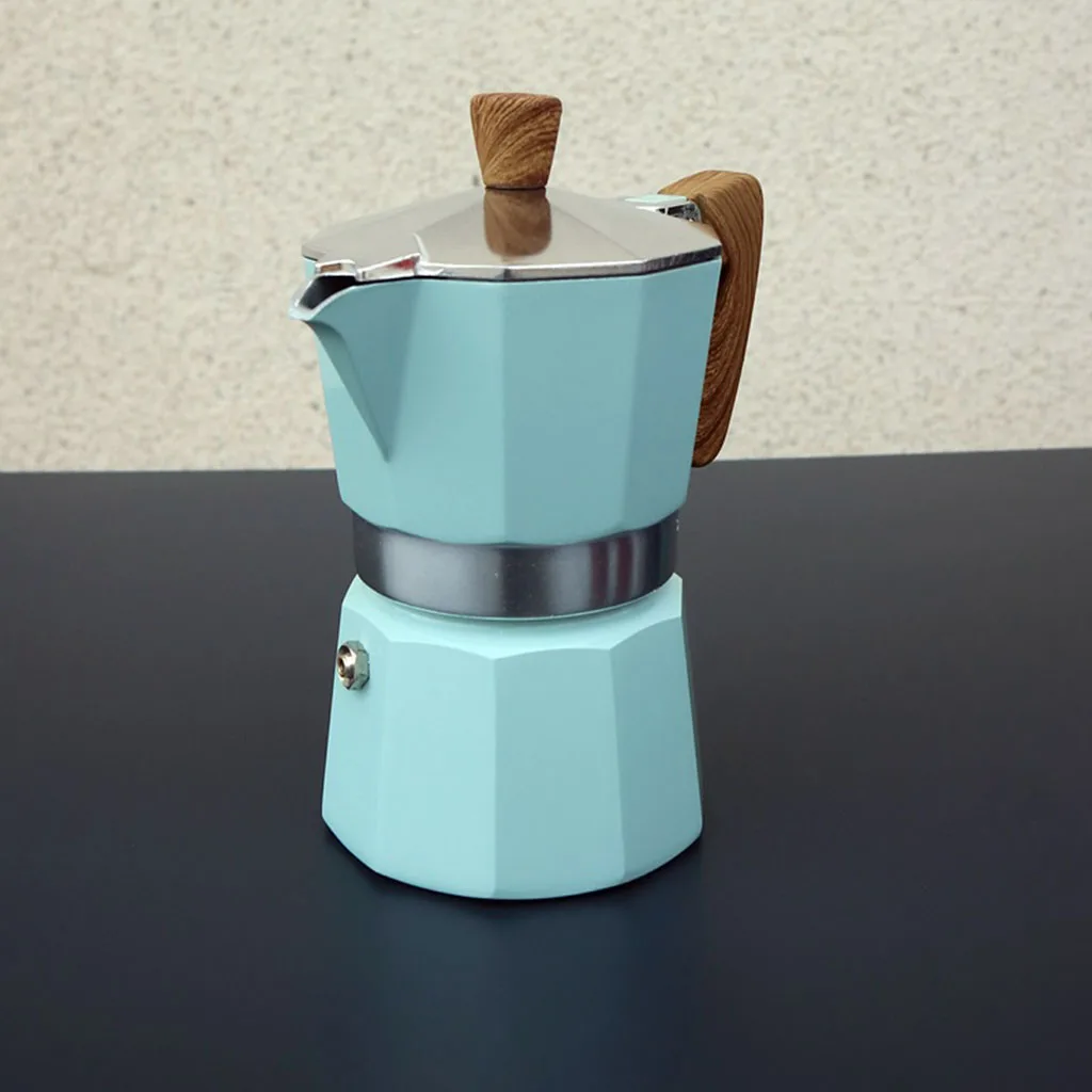 Espresso Maker Stovetop Percolator Pot Practical Moka Coffee Pot 150/300ml