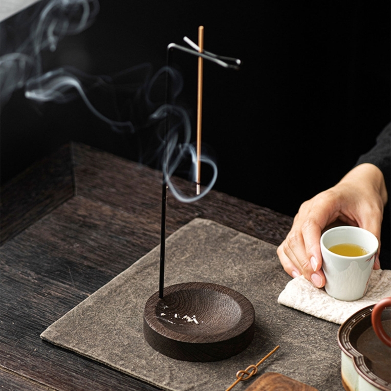 Burners Unique Upsided Down Incenses Holder With Tray Unique Hanging