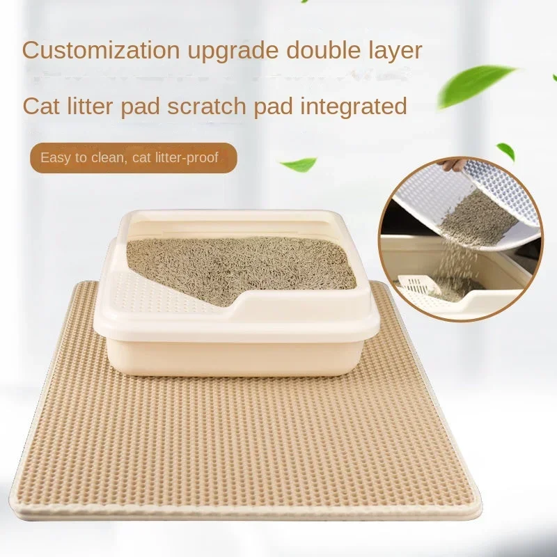 Title 7, Cat Litter Mat Double Layer Waterproof Urine Pr...