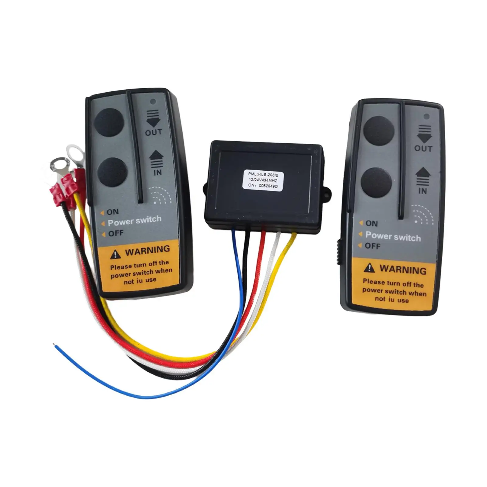 Wireless Winch Remote Control Kit Switch 12V 24V Direct Replaces Recovery Wireless Winch Remote Control for Truck Off Road