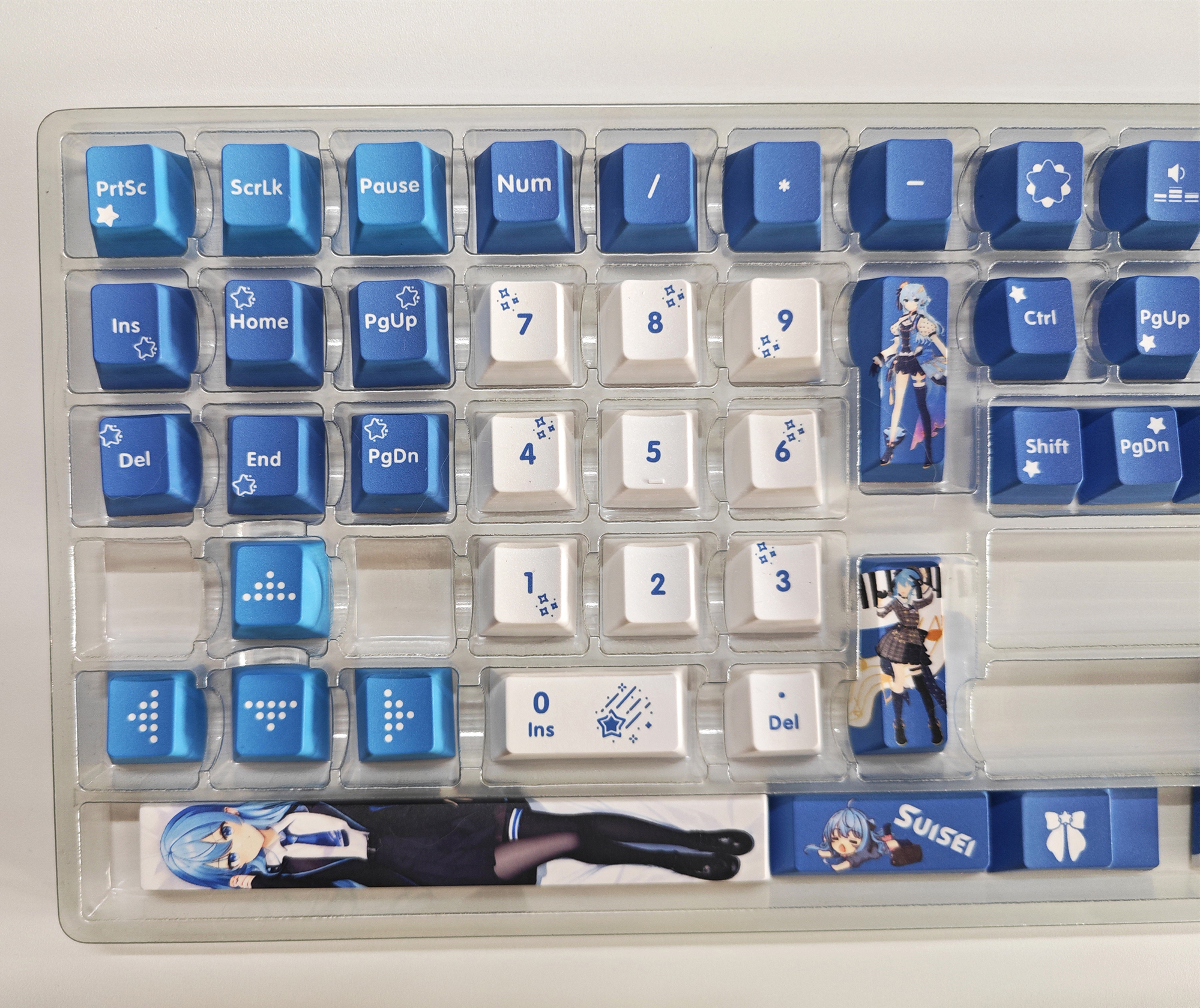 Cruz Eixo Interruptor Keycap, Teclado mecânico, 132 Key Cap, PBT, DYE, SUB