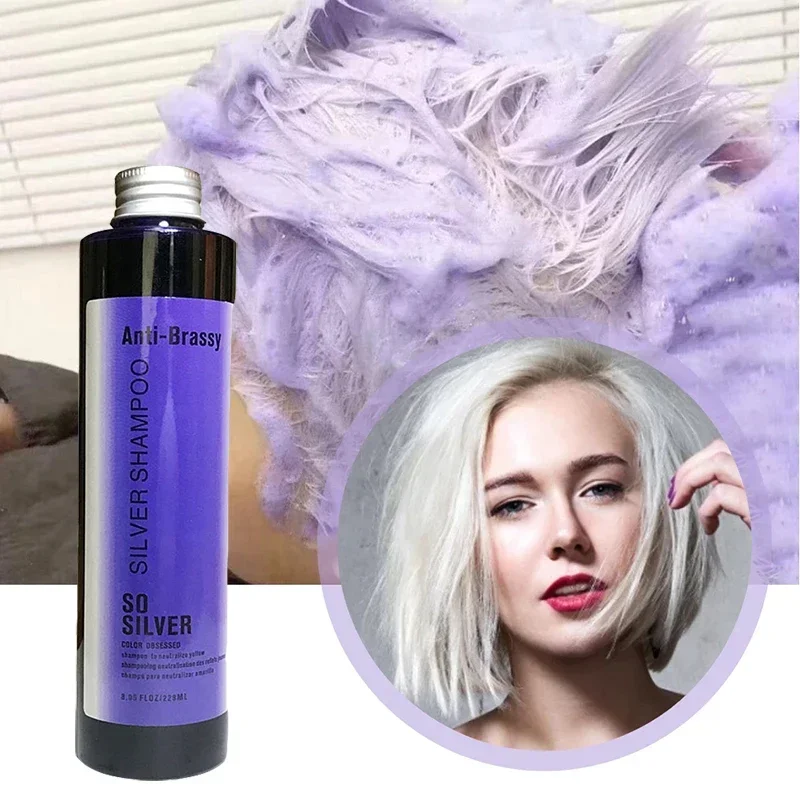 Best of Dyed Color Lock For Blonde Hair No Yellow Shampoo Silver Shampoo Keep Hair Ash Gray Eliminate Yellow Anti Brassy Long Lasting Reviews & Tips