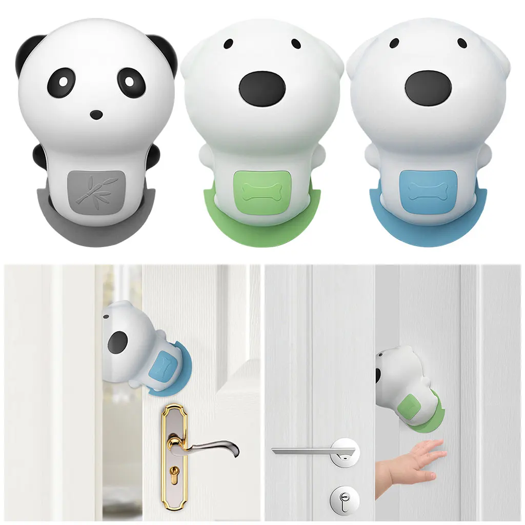 Cute Baby Door Slam Stopper Safety Door Card Baby Safety Finger Protectors