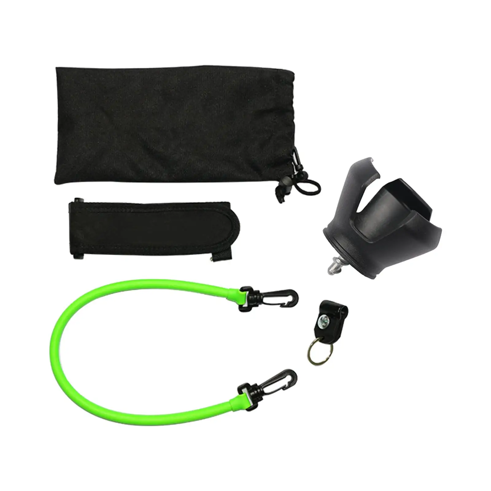 Golf Swing Trainer with Ball Picker Tension Belt Band for Exercise Device