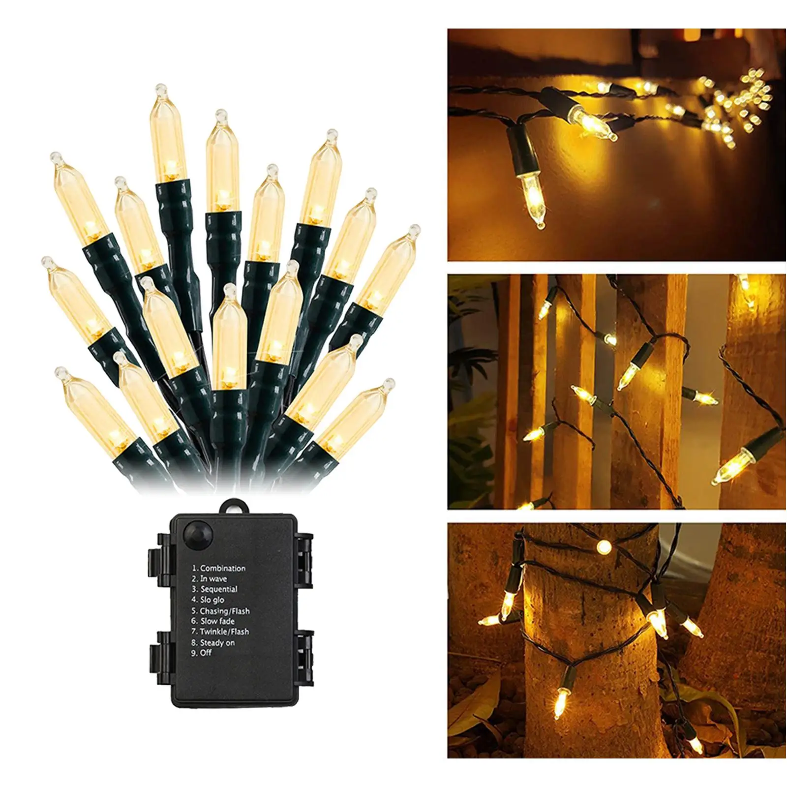 Fairy Lights 100LED String Lights Lighting for Indoor Outdoor New Year Party