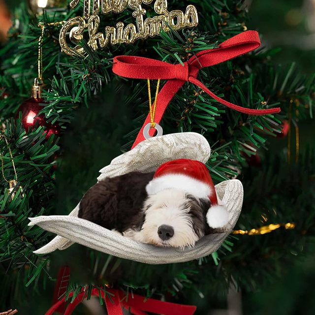 Christmas Dog Ornaments Christmas Gifts Dog Ornaments For Car Dog Themed  Christmas Decorations Acrylic Christmas Tree Ornament - AliExpress