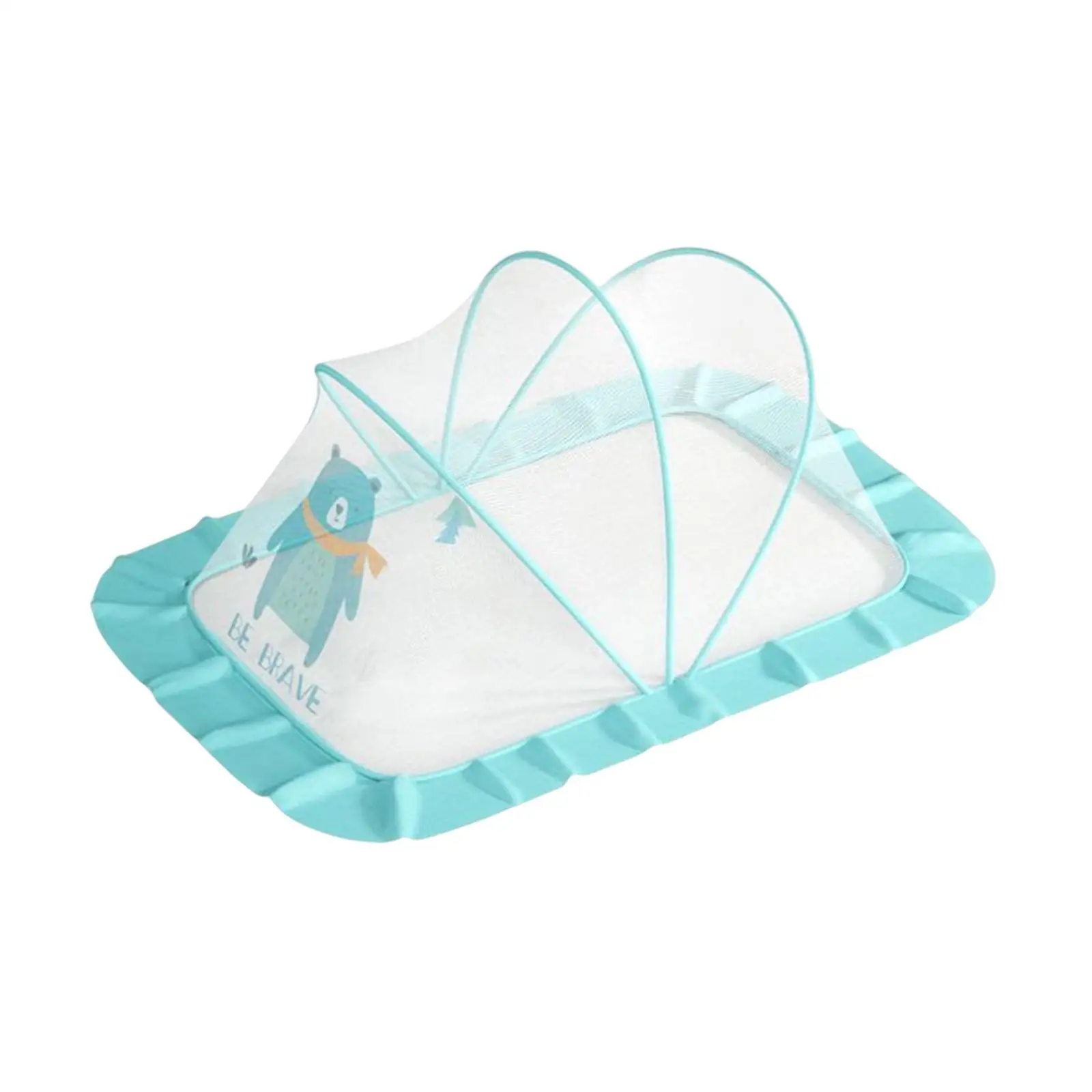 Portable Net Tent ,Lightweight , High Density Grids Bed Cover Bottomless Foldable for Toddlers