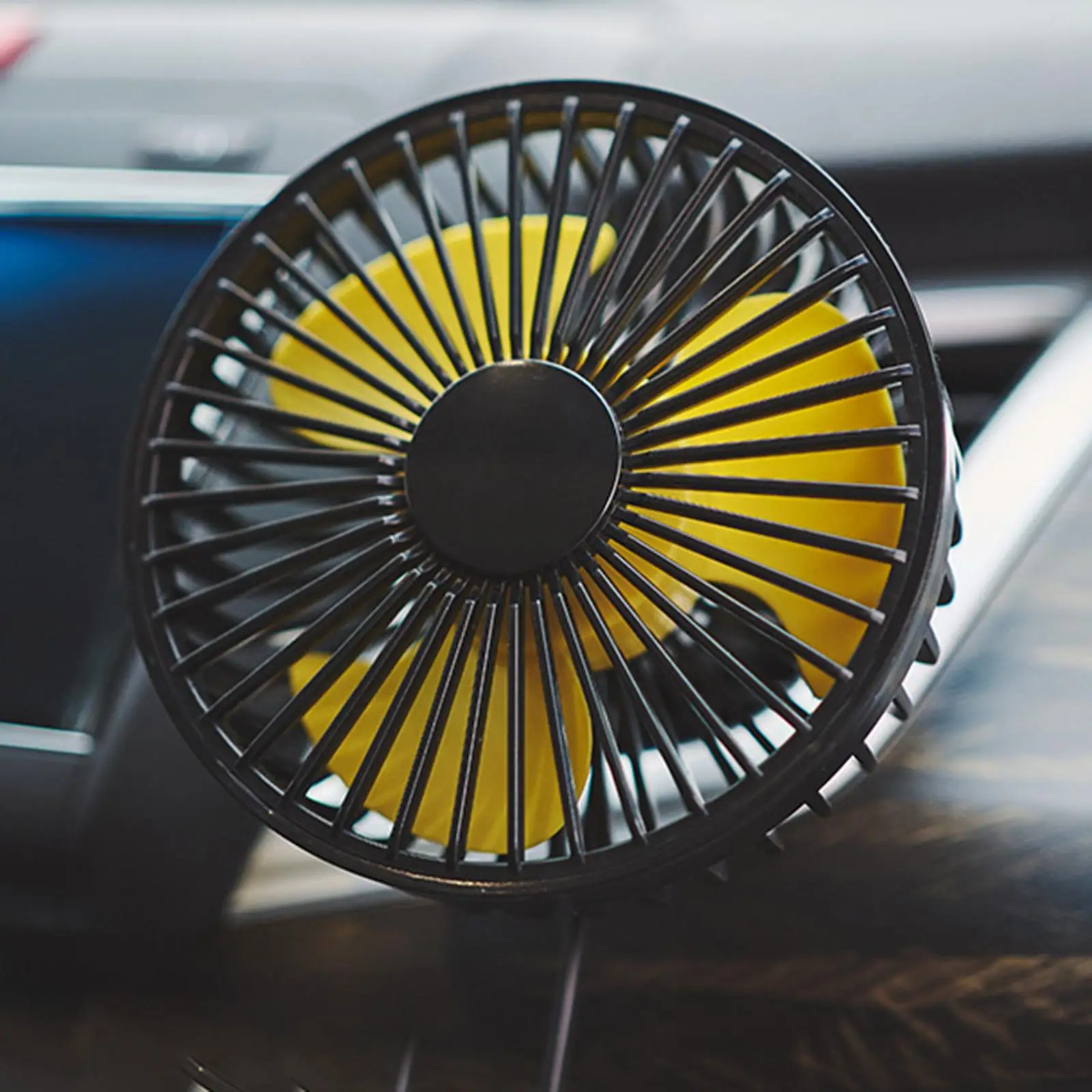 Car USB Clip Fan Air Vent Mounted 360 Rotation Mini for Vehicle Truck Car